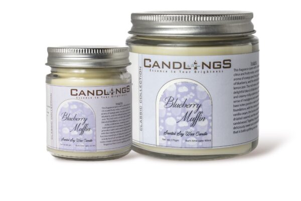 Blueberry Muffin Scented Candle - Image 4
