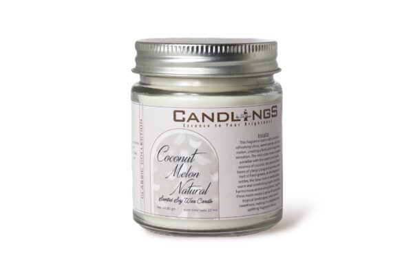 Coconut Melon Scented Candle - Image 4