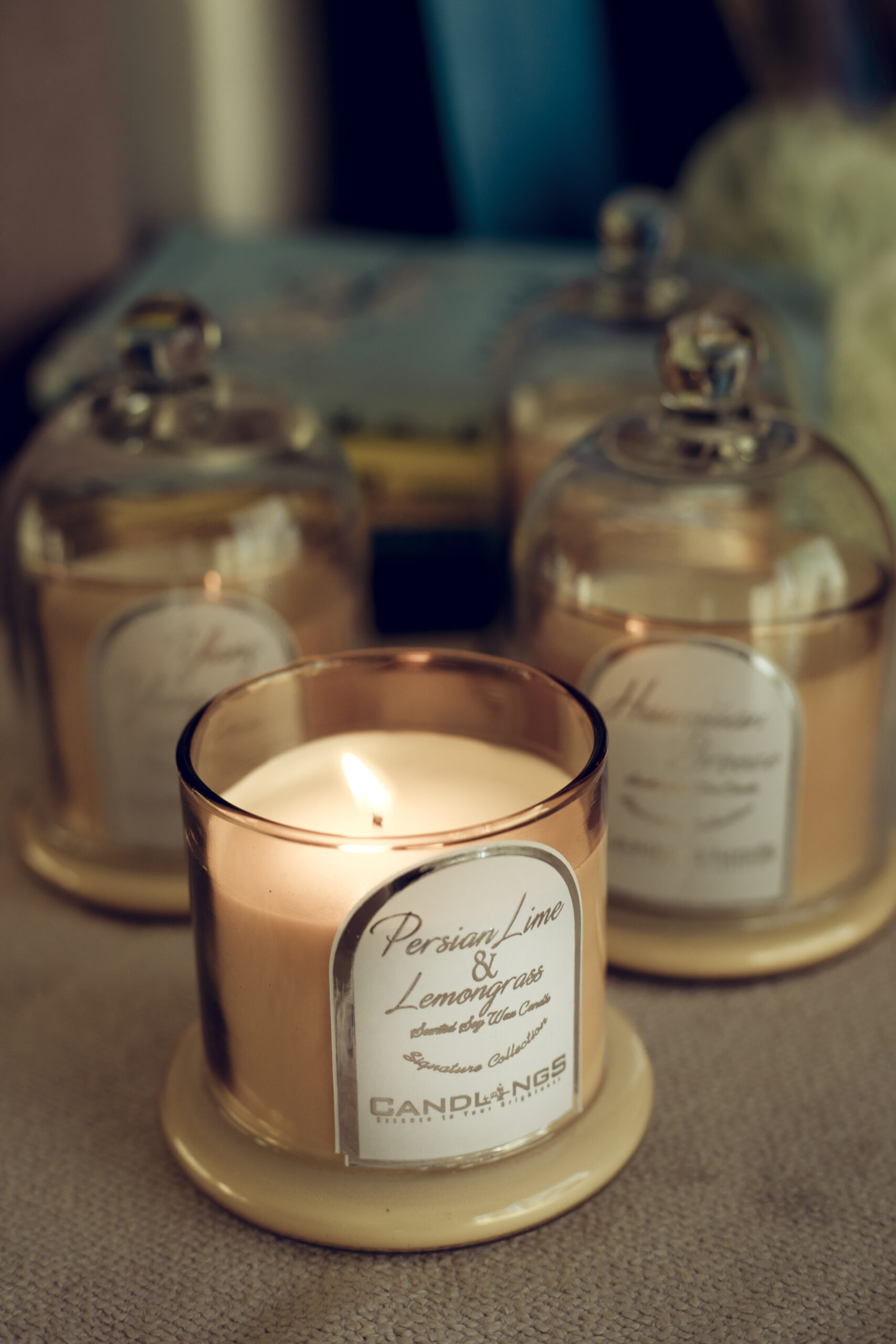 Persian Lime & Lemongrass Scented Candle