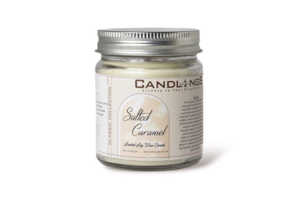Salted Caramel Scented Candle - Image 2