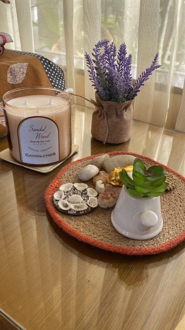 Sandalwood Scented Candle - Image 2