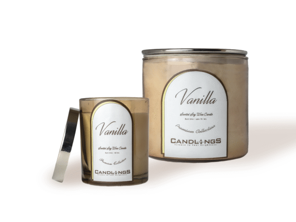 Vanilla Scented Candle - Image 4