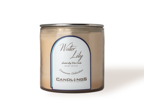 Water Lily Scented Candle - Image 4