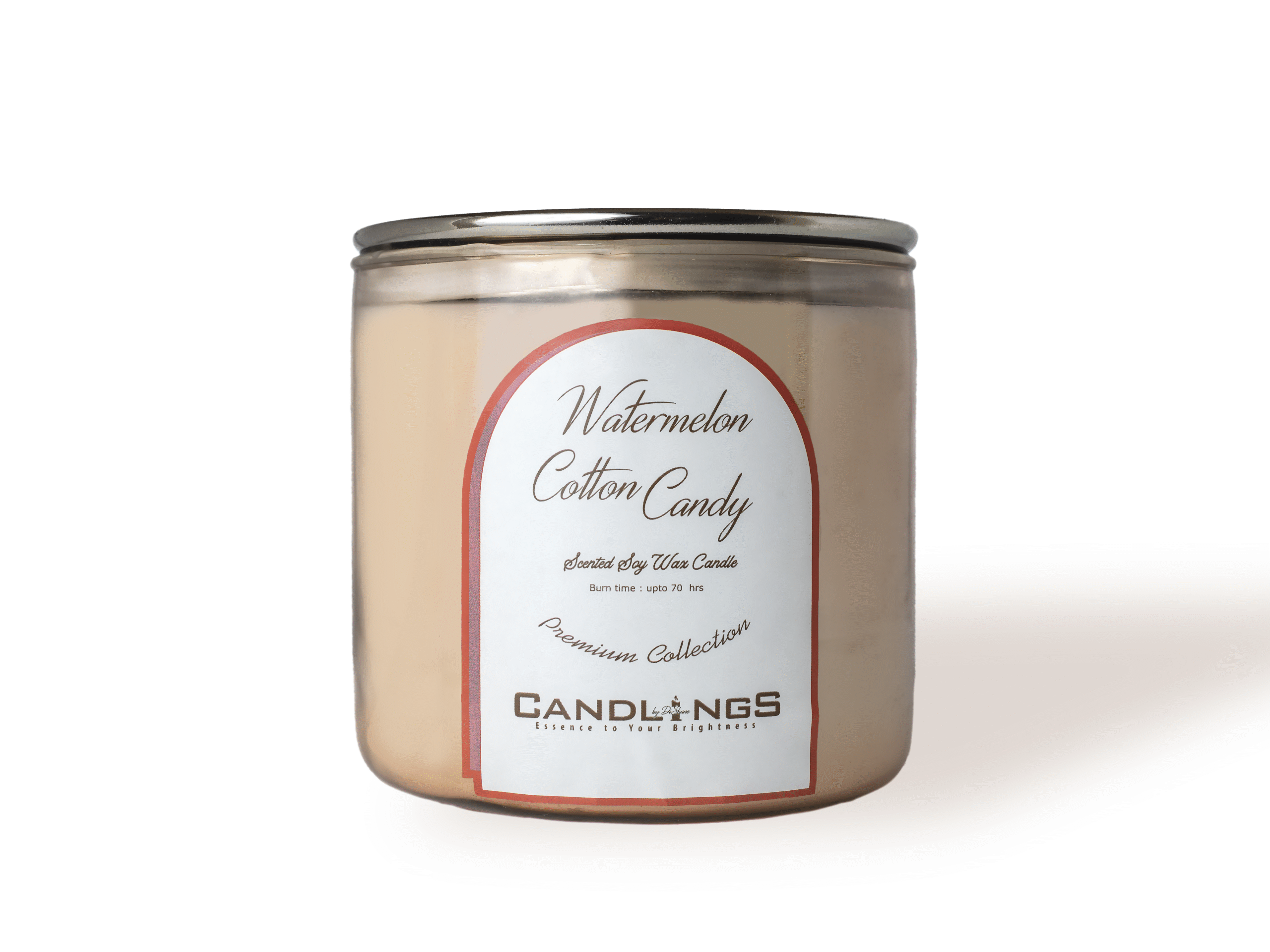 Watermelon Cotton Candy Scented Candle - Image 4
