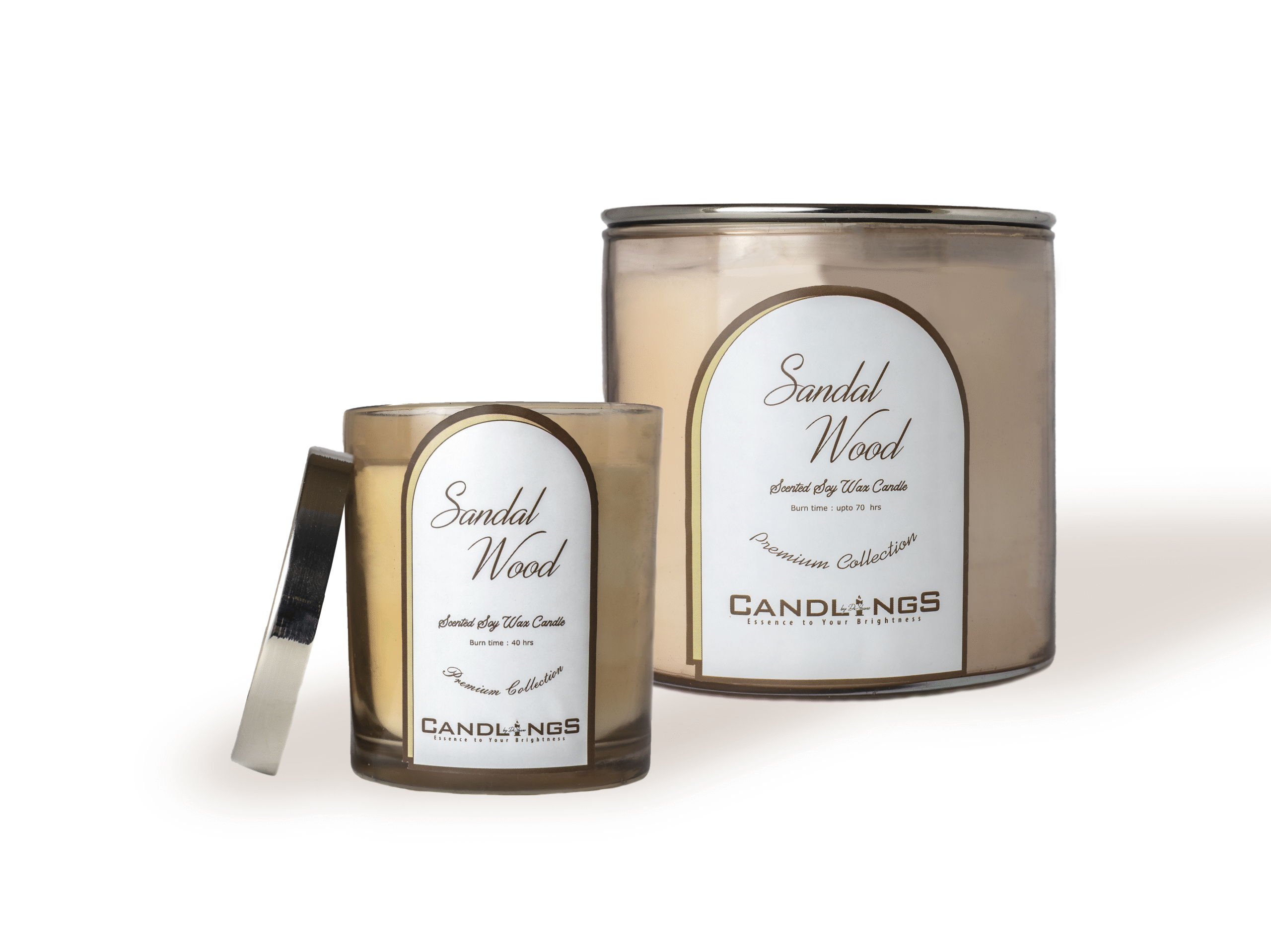 Sandalwood Scented Candle - Image 5