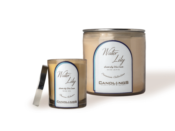 Water Lily Scented Candle - Image 3