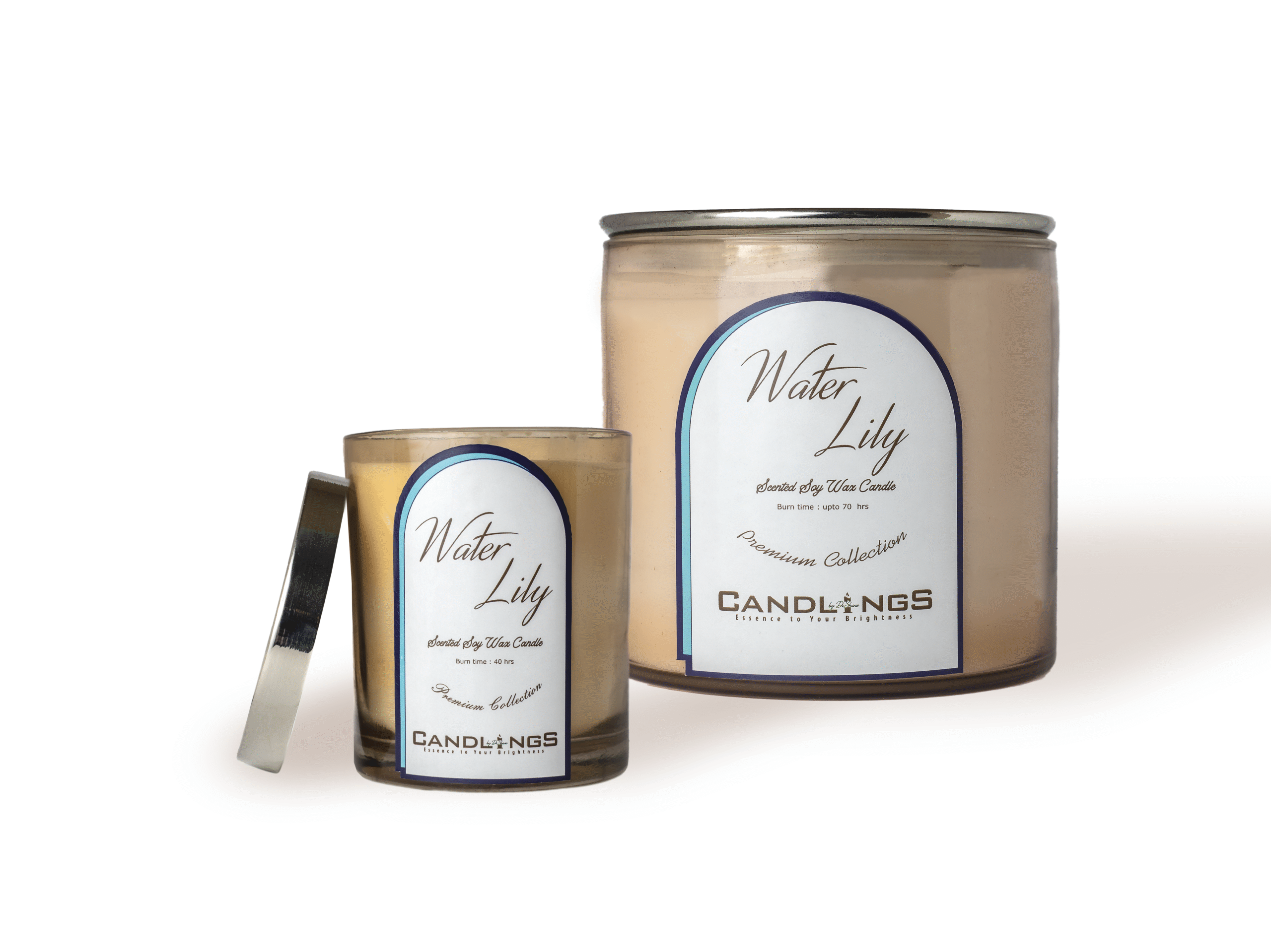 Water Lily Scented Candle - Image 3